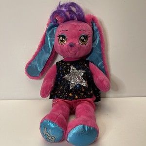 20" Build A Bear Honey Girl HG Risa Pink Rock Star Bunny Rabbit with clothes